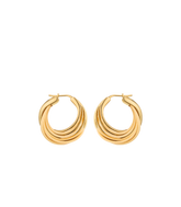 Rozo Hoop Earrings - Rattan