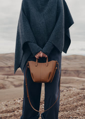 Cyme Tote Nano - Textured Camel